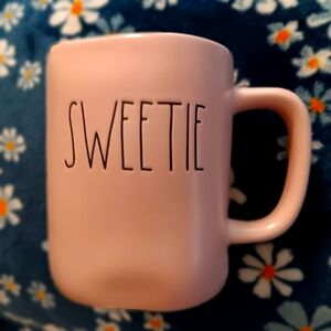 Rae Dunn Mug "Sweetie" pink